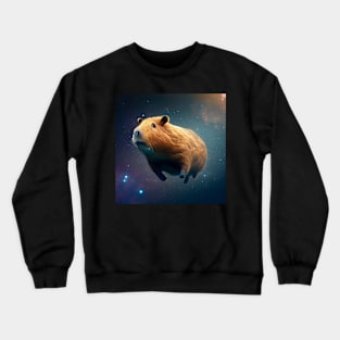 Space Capybara Crewneck Sweatshirt